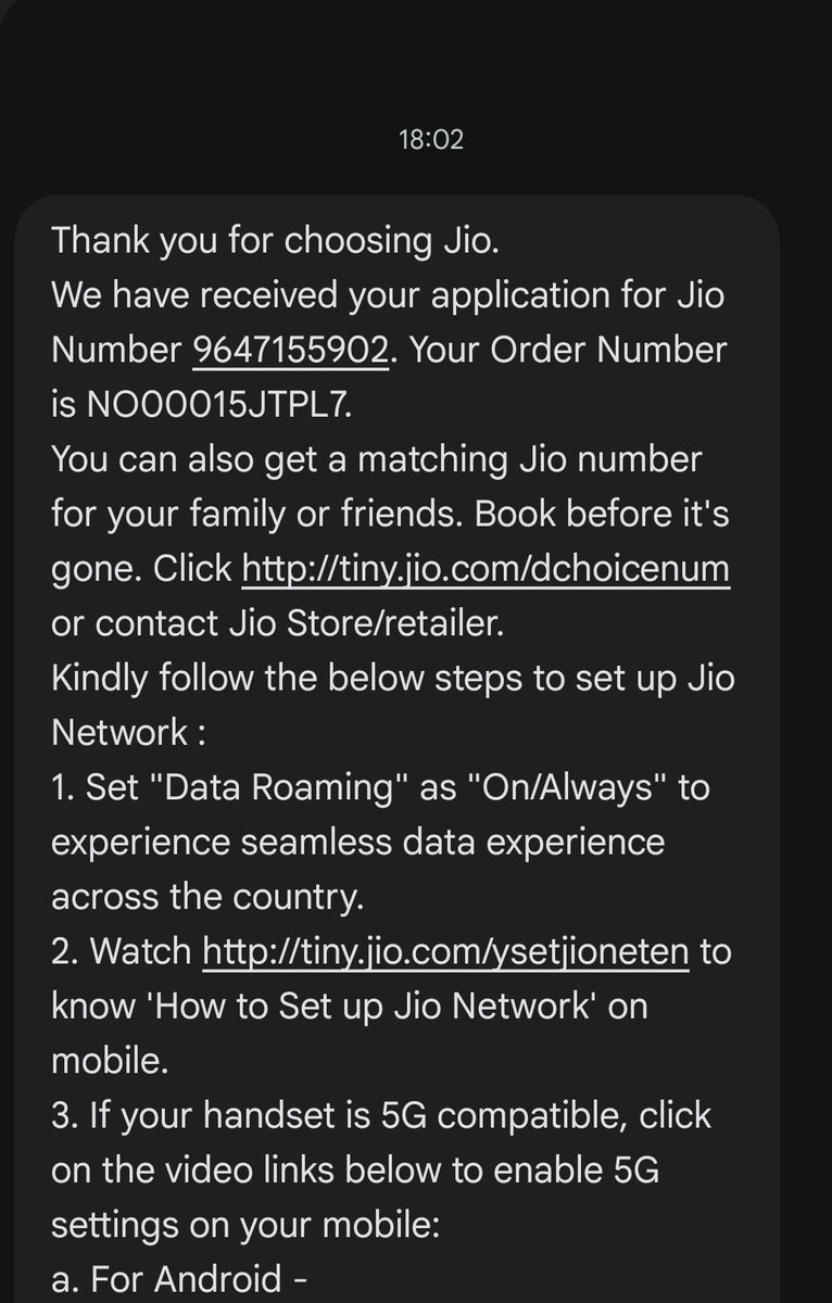 debjyoti30's tweet photo. @JioCare Where is my order @JioCare @reliancejio ? https://t.co/t3KZdM8hiQ