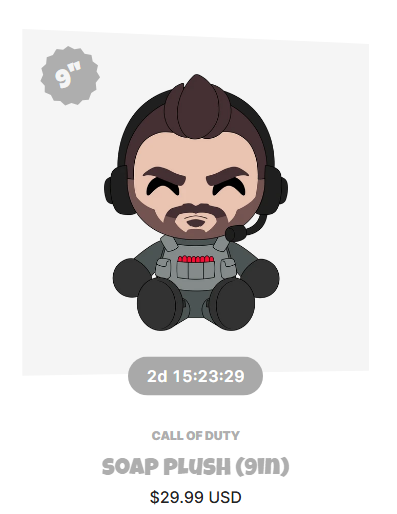 LeerLurker's tweet photo. If only there was a gaz one to grind on the new soap plushie https://t.co/VS2fibjExe