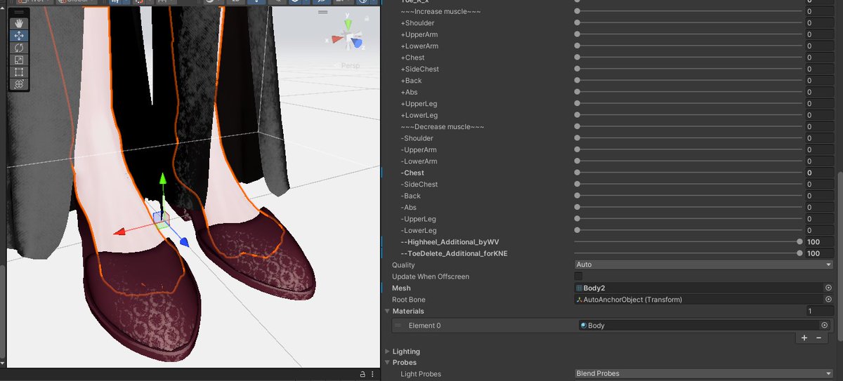 Tsumarukaikyo's tweet photo. #Suzuya3D
#WinterVision_Studio
9月中旬発売予定
新作衣装 K:noble Ease
紗夜くんにハイヒールシェイプキーが無かったので、
追加シェイプキーを付属します(ついでに専用のつま先Shrinkも)
当アイテムだけでなく他の衣装の改変でも使えると思います https://t.co/97x37846S6