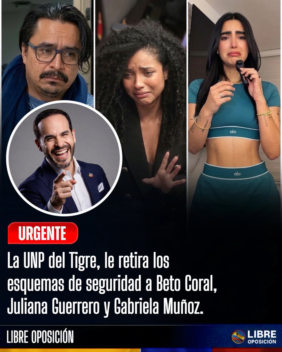 libre_objecion's tweet photo. 🇨🇴🙂‍↔️| ¡YO VOTÉ ESTO! La UNP de Abelardo de la Espriella, le retira los esquemas de seguridad a Beto Coral, Juliana Guerrero y Gabriela Muñoz. https://t.co/VkuNBnvu1v