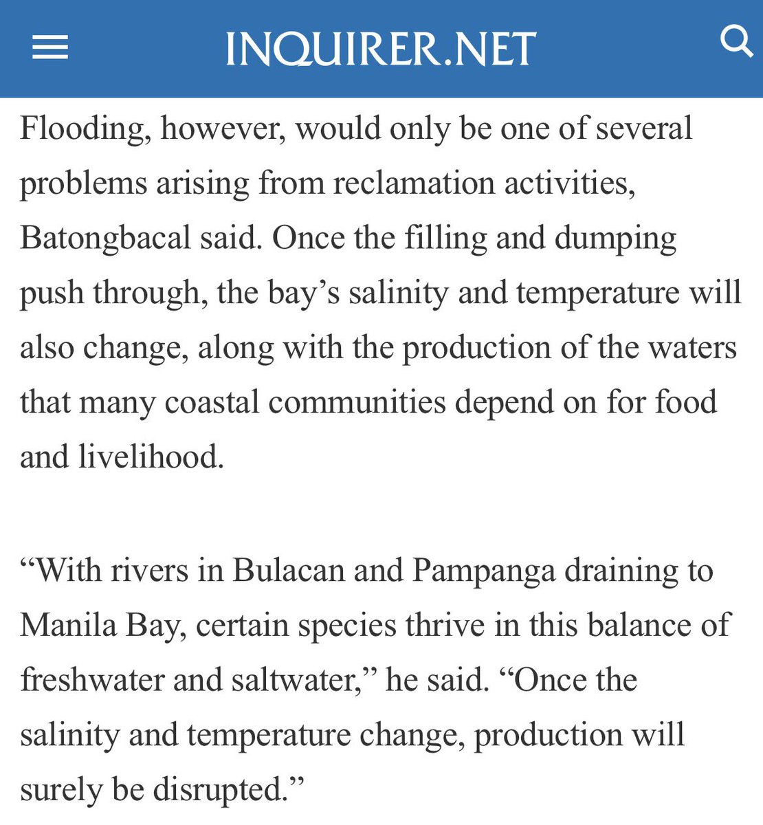 giannagaviola's tweet photo. 2019 pa lang, binalaan na tayo ng direktor ng UP Institute for Maritime Affairs and the Law of the Sea. yoohoo @DENROfficial? ay, nakatulog.

— https://t.co/hMbCRGBMDK https://t.co/YTPZGkejbE