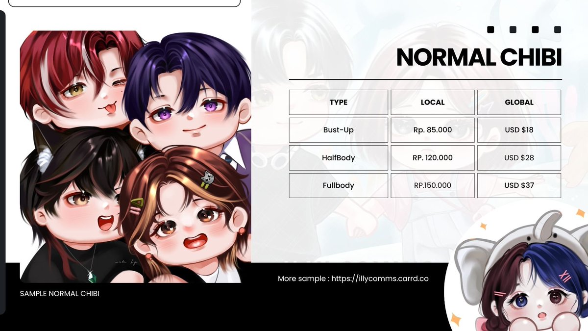 Avrlya_'s tweet photo. [RT and Like are appreciated ✨]
ILLY OPEN COMMISSION ✨💐🦋

Hi! Illy open Commission for local and inter✨.
If you interested, feel free to DM me~
Vgen: https://t.co/EZdAlDDf4F

#opencommission #Commission #commissionsopen #artidn #zonauang https://t.co/WVbKQI7MLs