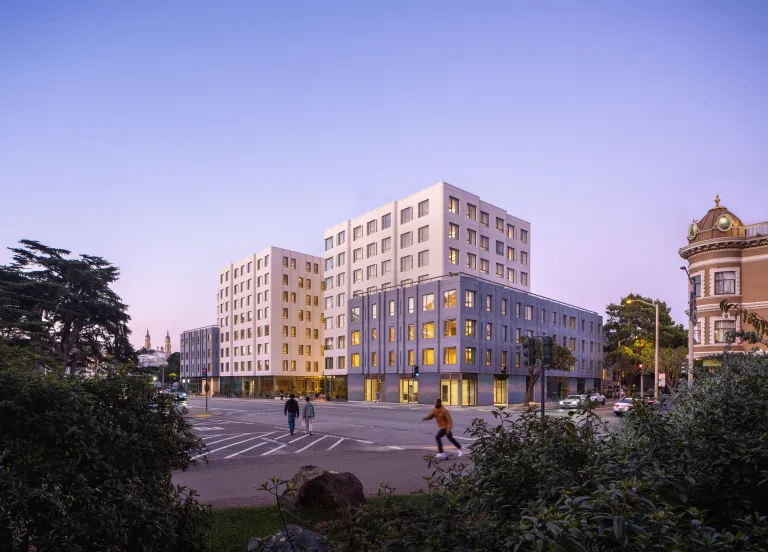 architectmag's tweet photo. Why should affordable housing feel cheap?

OMA’s first completed 100% affordable housing project in the U.S. turns a former fast-food site beside Golden Gate Park into 160 permanently affordable homes.

But 730 Stanyan is about more than numbers.

OMA and Y.A. studio bring daylight, courtyards, terraces, park views, family-sized apartments and durable materials to housing for low-income and formerly unhoused families and young adults.

In market-rate housing, those qualities are called amenities—and priced accordingly.

Here, they’re treated as part of making a decent home.

In a city where the average apartment rents for nearly $3,900 a month, 730 Stanyan asks a bigger question: Who gets good architecture?

🏠 Architecture shouldn’t become a luxury just because housing is affordable.

👉 Read more about the project: https://t.co/E5y2rZLZlS

#Architecture #AffordableHousing #OMA #SanFrancisco #HousingCrisis #HousingDesign #GoldenGatePark