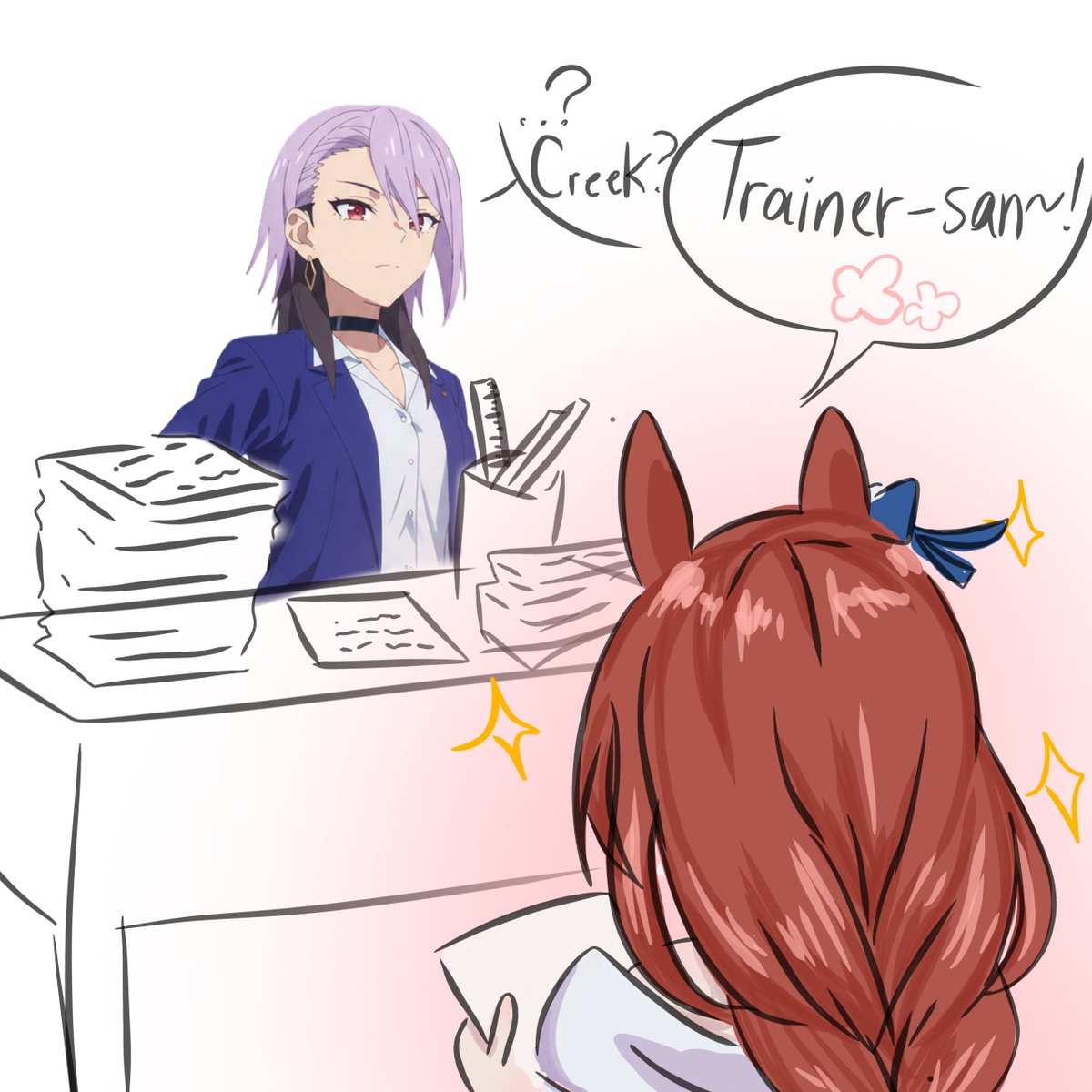 argentisahoge's tweet photo. I made this... Hehe....... #umamusume #supercreek https://t.co/QvfNJIMQqM