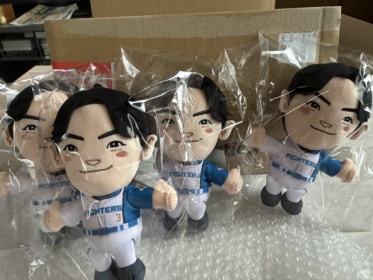 doubleheader_55's tweet photo. ぬい12:30PMに頼んで翌日10:00AMに
届いた、早っ！

今日も14時からテレビ前で応援だー
大川くんやったれ！

ファイターズぬいぐるみ
(友達と4人で共同購入) https://t.co/YStj9sWsvt