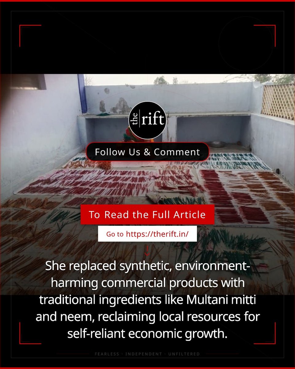 theriftin's tweet photo. The Fragrance of Natural Soap: A Path to Self-Reliance
Amuli Devi’s journey, starting with a small loan, has transformed her family’s finances and empowered over 150 women in rural India. https://t.co/cENDHOQVrA