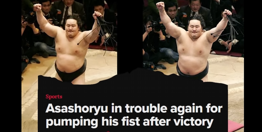 codyowl_'s tweet photo. I went on another one of my sumo documentary binge watches as I often do, every time when I watch this beautiful sport,  I discover something new about it.I just got to know about a Yokozuna being warned for raising his fist after a victory https://t.co/nzSWymObae