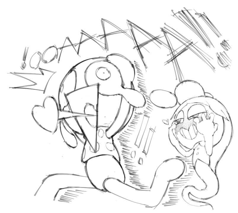 TeatonDTeapot's tweet photo. Scared the ears off of him. #Looey #Connie #dandysworldart https://t.co/Gykk8FnIFX