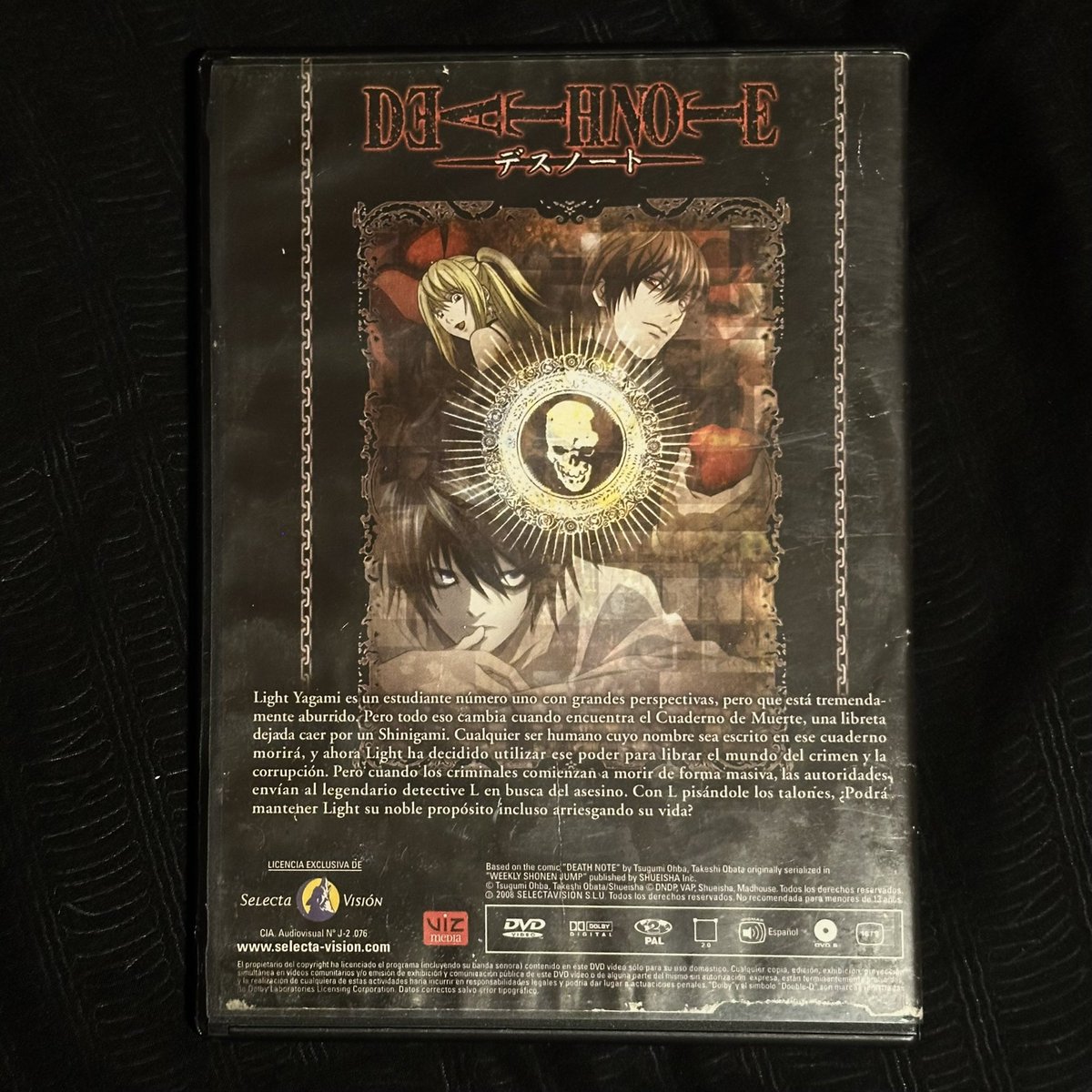 bbxkira's tweet photo. DEATH NOTE: Selecta Vision - Promotional Video Title Screen. https://t.co/i4hkU4WYGd https://t.co/vFwlzYsOVD