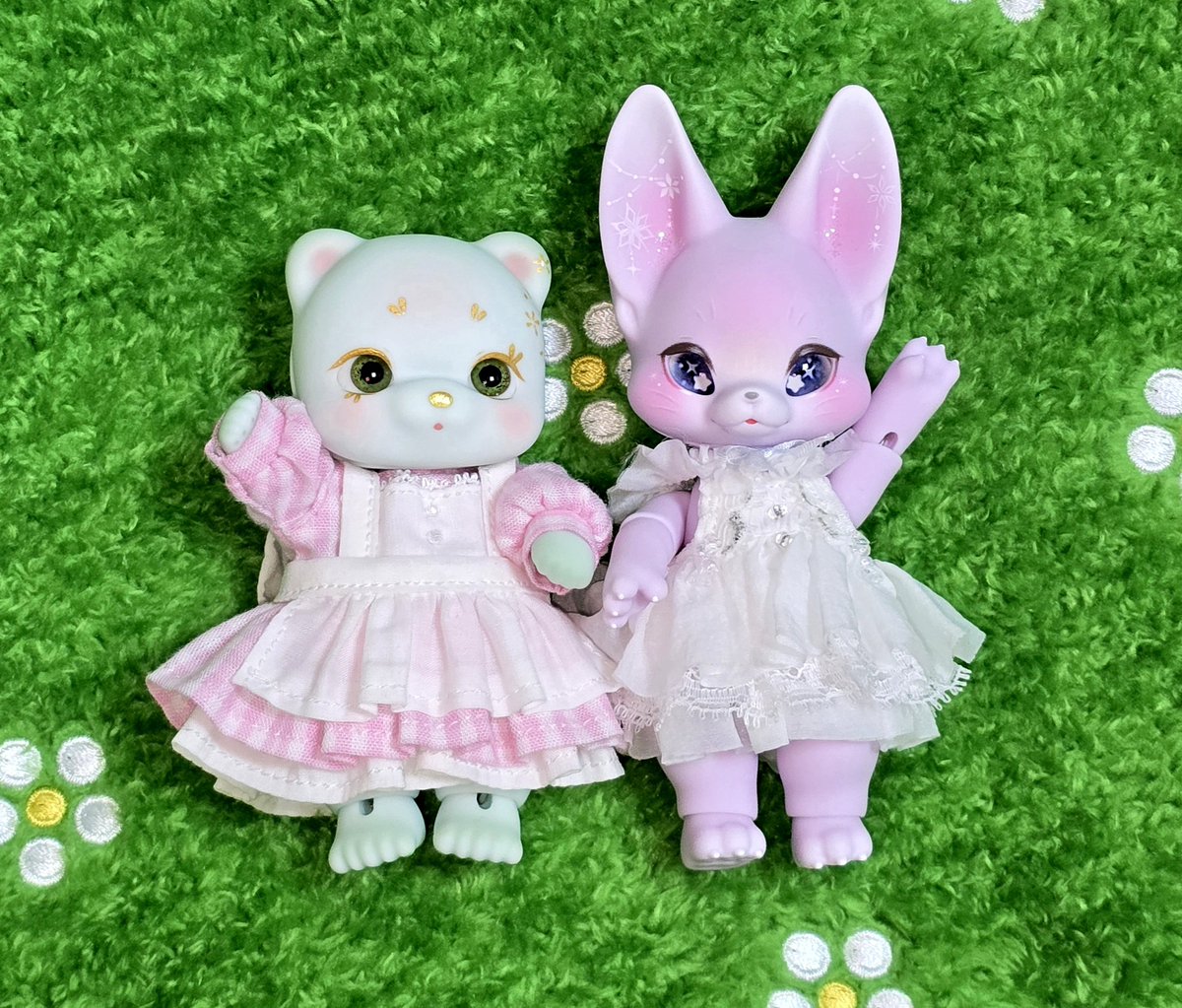 Emu_Hiro_puba's tweet photo. 라임 🐻 &amp; 봄설 🦊 https://t.co/UTN5xdKKic