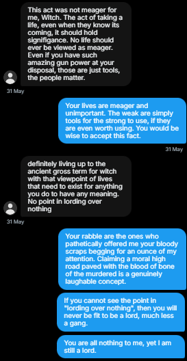 ATOMOSoup's tweet photo. A small selection of some retorts I've enjoyed as The Witch https://t.co/FHDVCGTPZb