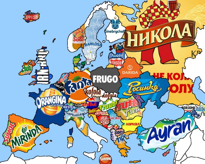 infodexx's tweet photo. Soft Drinks of Europe. https://t.co/jywQyfhigW