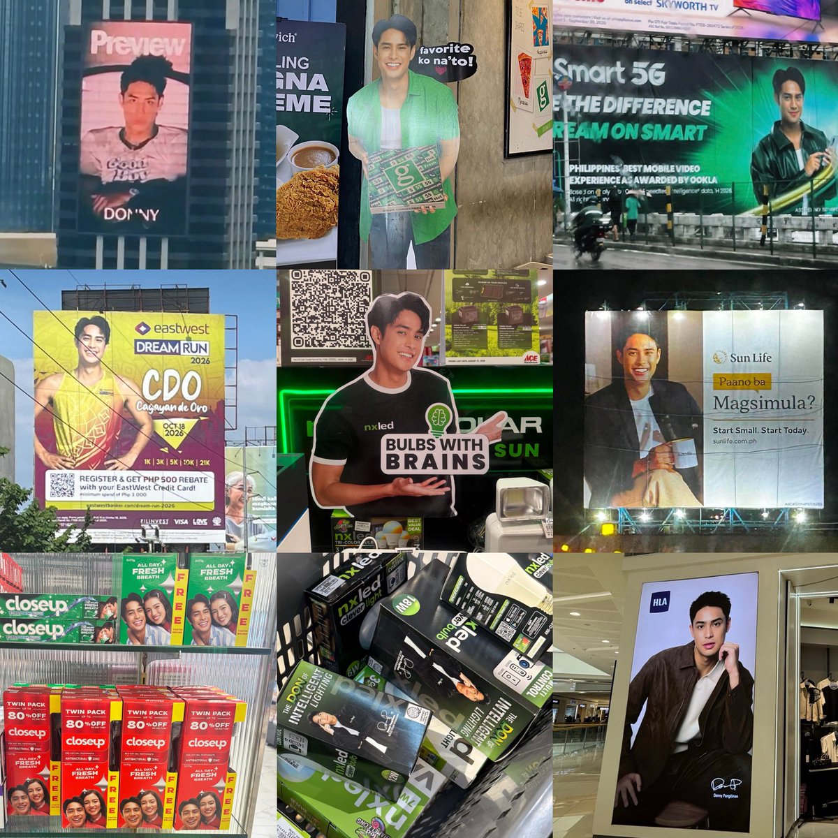 onlydalp's tweet photo. “We see Donny everywhere.” - Preview Managing Editor 

Donny “Mr. everywhere-anywhere” Pangilinan 😍 Include pa yung social media ads niya with his brands.
#DonnyPangilinan https://t.co/BZZrmB79jV