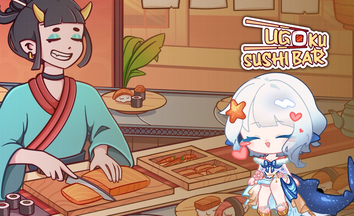 FlaccidBread's tweet photo. 🍣 Making sushi and absolutely trusting myself with raw fish, sticky rice and sharp objects 😭🔪

💜:https://t.co/aGXzVc2TLA

Ugoku Sushi Bar by @rogueducknet 

#Sushi #Cooking #CookingStream #TwitchStreamer #Twitch #Foodie #KitchenChaos #LiveNow #Gaming #SmallStreamer https://t.co/17tsYhCsSs