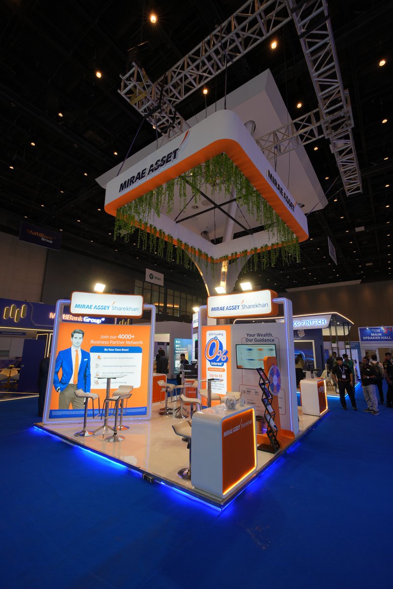 Sharekhan's tweet photo. Mirae Asset takes center stage as the Titanium Sponsor at #MoneyExpoIndia2026!
Unlocking unmatched opportunities with #MiraeAssetSharekhan, Mirae Asset ETF, and m.Stock.
📍 Visit us at Stall 19 | Jio World Convention Centre
#mStock #MiraeAssetETF #MiraeAssetAtMoneyExpo https://t.co/opmDMFC0n4
