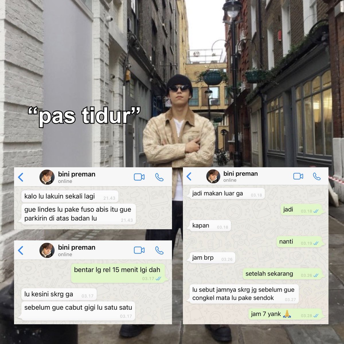 eutherine's tweet photo. ray orel joined the trend.

“did we get a girlfriend?”
“no, we got a threat” https://t.co/5T9RMCJVe8
