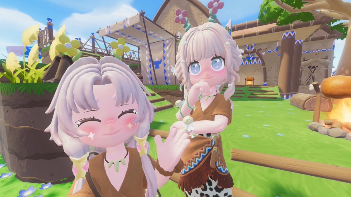 ai_heartopia's tweet photo. メイプルちゃんお仕事終わりに来てくれた☺︎
肉ハンマーの存在感すごい🍖 https://t.co/0HY8NrzHkX