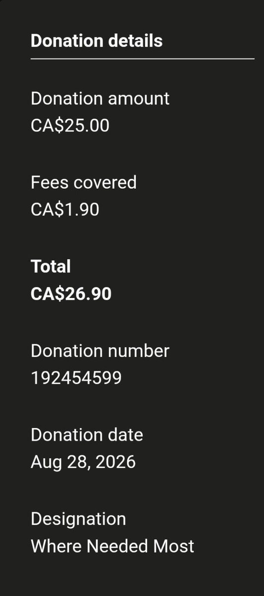 Colours4Causes's tweet photo. 🔴 PROOF OVER PROMISES.

Colours4Causes has made its first CA$25 contribution to Direct Relief. ❤️

This contribution was made directly by us and is separate from $RED creator rewards.

More importantly, 100% of $RED creator rewards are now allocated directly to Direct Relief through https://t.co/CeU4MorLuL with admin permissions revoked. 🔒

We're not asking you to trust a promise. We're building the proof.

When disaster strikes, RED responds. 🔴

CA: CEae3ek6uWUbqcDwyf8NpS3KBSYN2mf6gXuakvqLpump