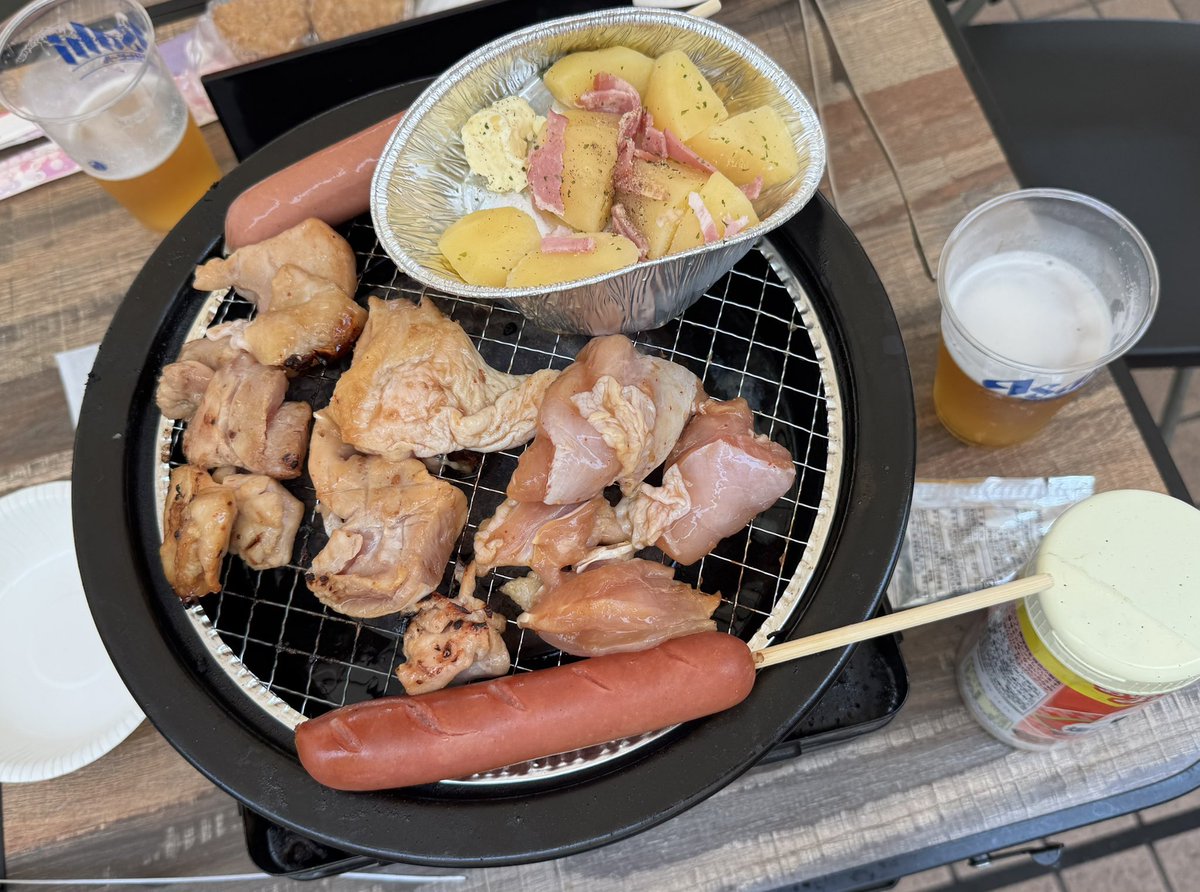 maaaaapomu's tweet photo. 肉の日BBQ楽しかった☔️ https://t.co/xhekvhJNWP