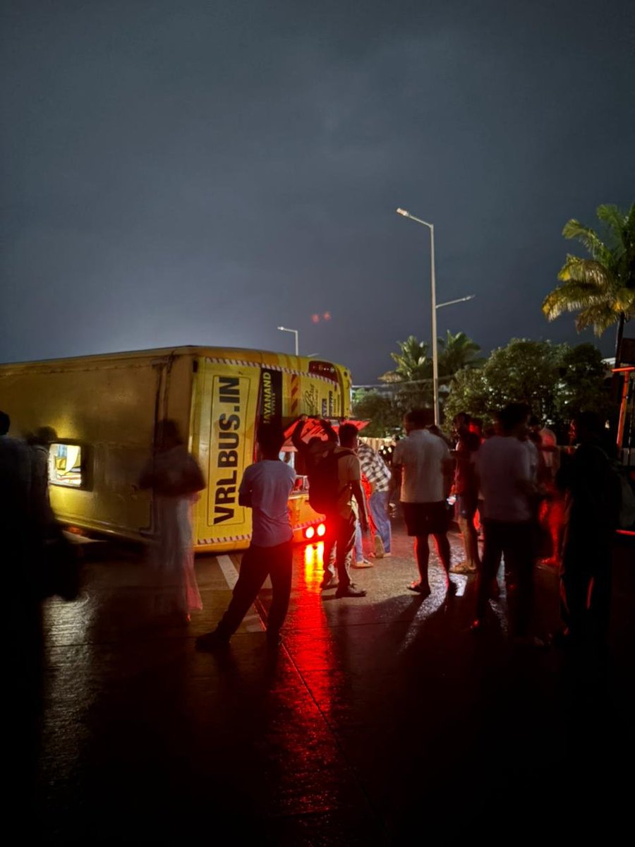 jesse_va's tweet photo. Your bus met with an accident yesterday MH12VT1346. My brother was in that bus. It was his birthday and could have been his last day.
@vrlbus did not even send an emergency update. @vrlbus you guys need to take responsibility and compensate for losses #vrlaccident https://t.co/B3XHwgiHRb