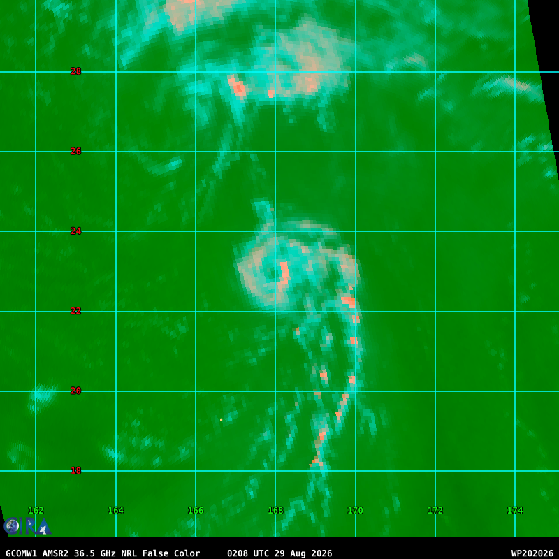 pablomartinsmet's tweet photo. Apesar das boas condições, #BangLang não tem conseguido se intensificar mais conforme os modelos projetavam, mas é um tufão de categoria 1 neste momento. Sistema muito próximo da tempestade #Etau segue sob efeito Fujiwhara. https://t.co/bVcvHTPr2Q