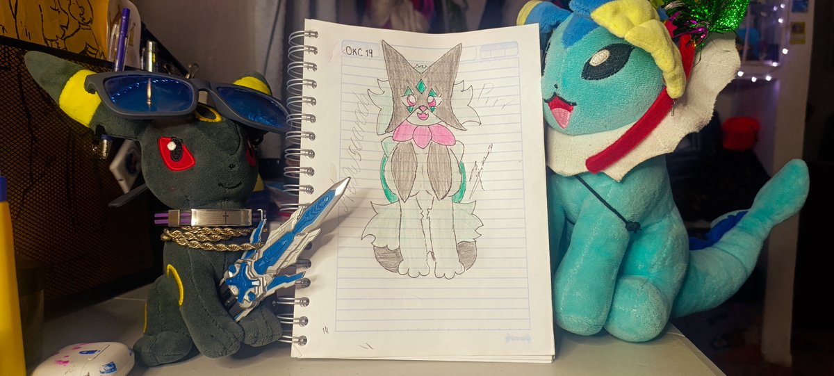 OKC_19Lobo's tweet photo. Hice un dibujo de Meowscarada para el dejar morir está cuenta XD #pokemon #furry #cats #dibujos #drawing #art https://t.co/bt43fwBGDn