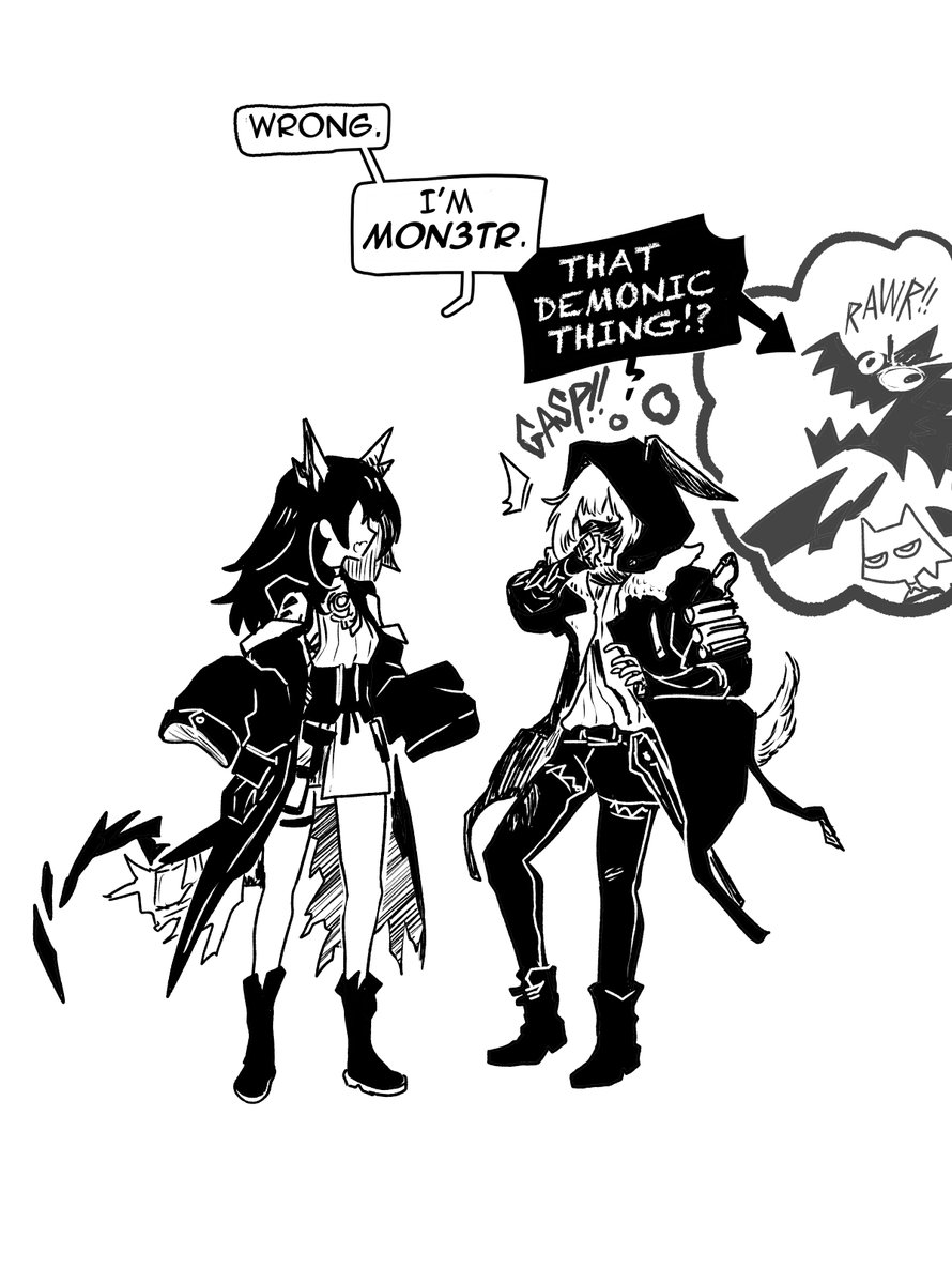octodeco's tweet photo. [AK-Bites] Awkward Company (1/2)

It just so happens that I had a similar idea already!
Great minds thing alike 😎

SUPPORT ME@: https://t.co/PcgiWapEix

#Arknights #ArknightsFanArt #アークナイツ #明日方舟 #명일방주 https://t.co/ygiB5DRfCE