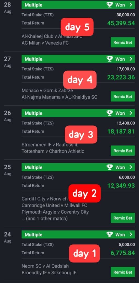 shizo_tips's tweet photo. Day 5 
BOOOOOOOOM back to back winning 
#repost 
#like 
#Share
#Comments https://t.co/8suymoUQr8