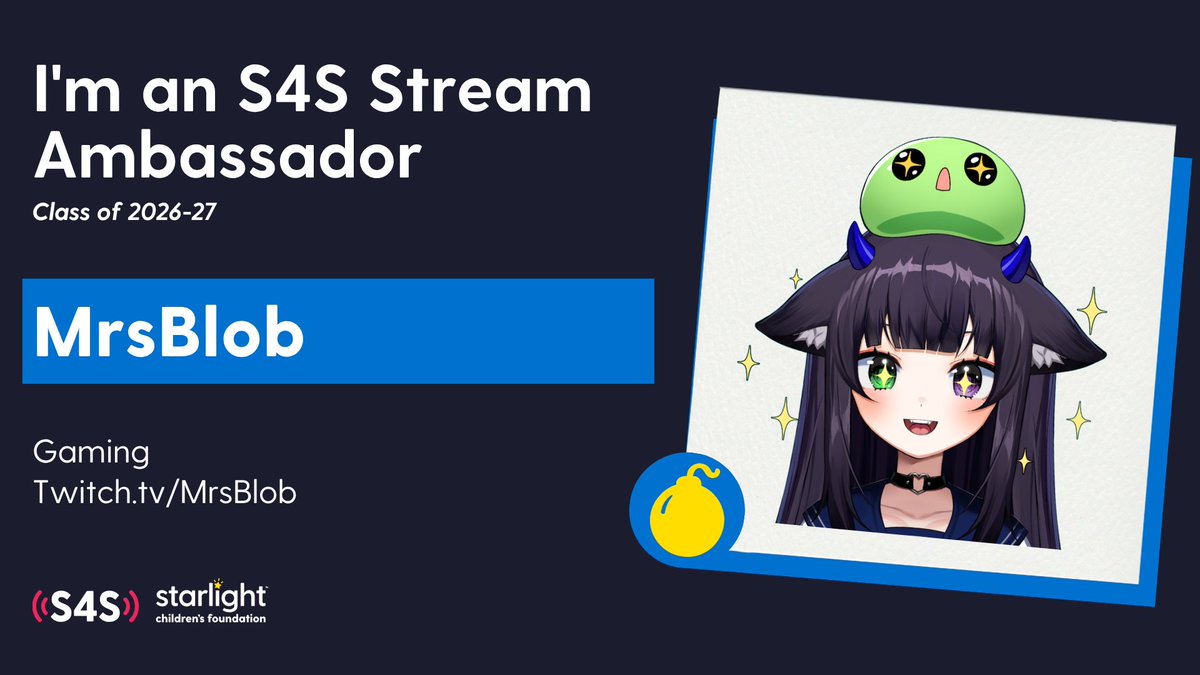 MrsBlublub's tweet photo. Excited to announce that I'm now a @StarlightUS  Stream Ambassador! 😊I'm passionate about helping children fighting for their lives in the hospital and bringing them as much joy as possible to ease their days. Very thankful 💙🌟
https://t.co/iNmKRkYNZb https://t.co/5kCkKHQOIR