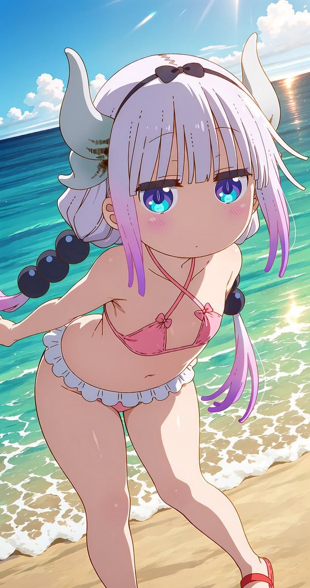 Hanpilltv's tweet photo. Beach Date with Kanna? Kunny? 😭😭💢💢💢 https://t.co/xAFBwjFe5c