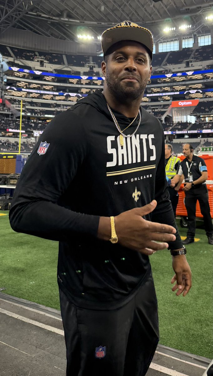 colbyncarsons's tweet photo. @camjordan94 I am so glad you finally got to see me this season 🤣

Told you the Saints just needed their team leader there to beat those Cowboys!!  Hope we see you back on the field soon!   
#WhoDat https://t.co/8ohpMRWx00