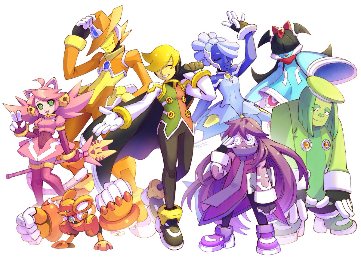 Drawloverlala's tweet photo. Deltarune Chapter 5 / bosses if they were from Megaman Zero.  
#DELTARUNE #MEGAMANZERO https://t.co/XmoO1zomiH