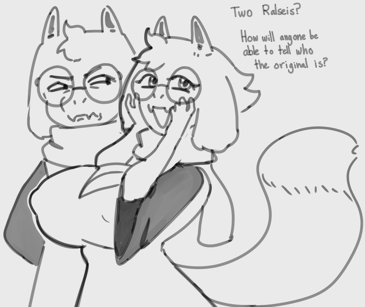 neverknowsdot's tweet photo. Ralsei doodle https://t.co/F10bcRFhtf