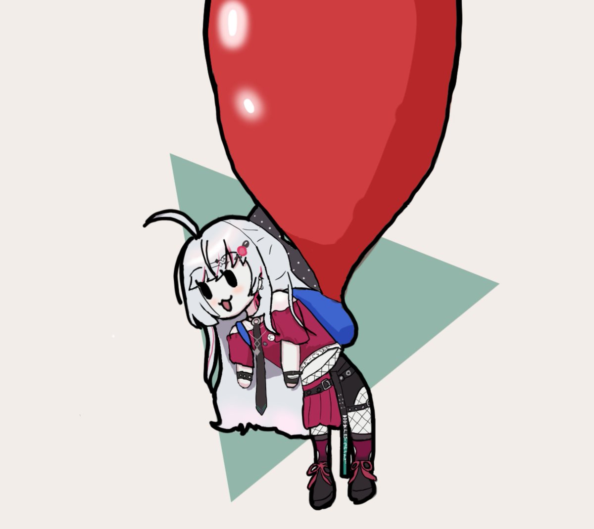 Kao_ru2's tweet photo. ＃流石神絵師

裏でいいからチンクルシリーズやってほしー
って思いと、石神がふうせんでぷかぷかしてるのかわいいだろうなって描いた https://t.co/jTyqIFmdYX