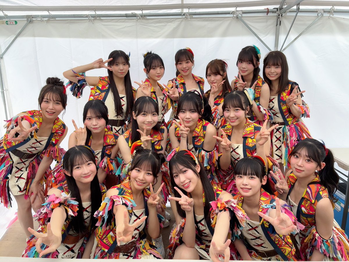 hkt48_official_'s tweet photo. 「Sansan ＫＢＣオーガスタゴルフトーナメント２０２６」

パフォーマンスが終了いたしました⛳️
暑い中ありがとうございました☀️

#SansanKBCオーガスタ
#KBCオーガスタ
#HKT48 https://t.co/EiXBSELNdg