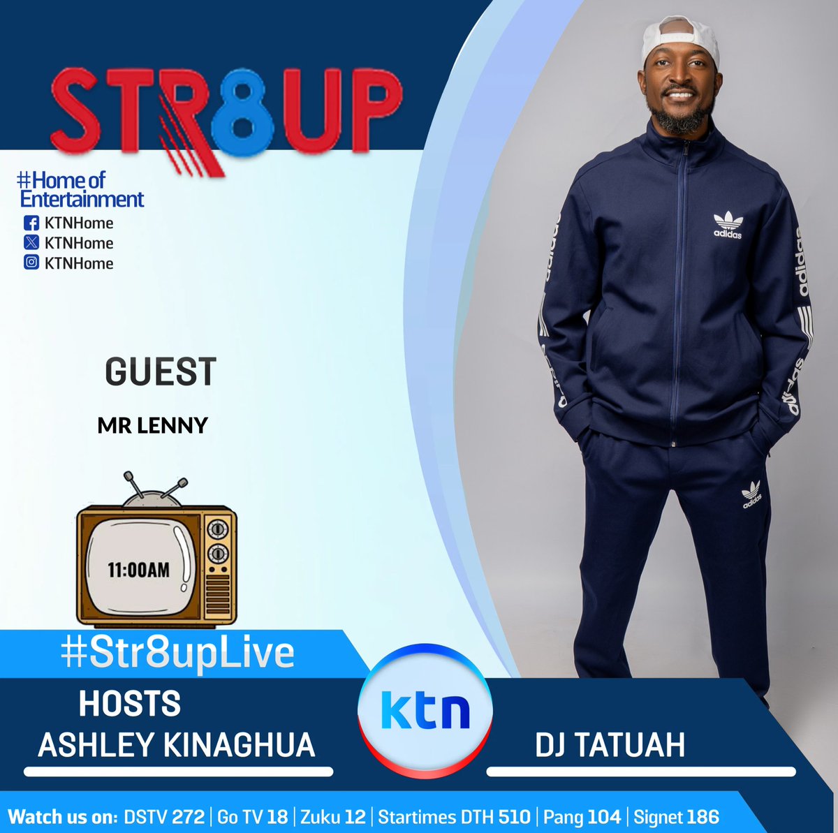 StandardKenya's tweet photo. If it's a Saraday, its time for #Str8upLive & the tag team will be up at the CBDπ―π₯ππ€
@ashleykinaghua, @djtatuah @ksankenya @_trickstar_visuals
And that's not all! Our line up is super-lit: @mrlenny254 @.ronoo @ilaniamusic @kahuti
#DanceToTheBeat #LiveShow #music
Producer @wainainagram