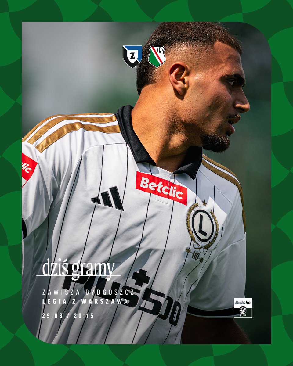 Akademia_Legii's tweet photo. DZIŚ GRAMY! #ZAWLEG
🆚 Zawisza Bydgoszcz - Legia II Warszawa
🏆 Betclic 2. Liga
⏰ 20:15
🏟️ Stadion im. Zdzisława Krzyszkowiaka
📺 TVP Sport @sport_tvppl, https://t.co/yTreQKTGxn
💪 Po zwycięstwo! https://t.co/HJmFTR9anW