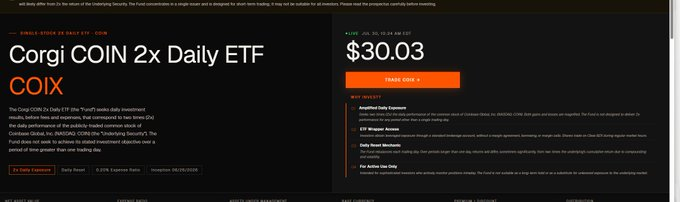 onchaincrow's tweet photo. they have their own ticker?? on the corgifunds web

https://t.co/kYgPlBeRbJ

LOOK

THEY GAVE US A LITERAL TICKER https://t.co/0yg2xnEoNP