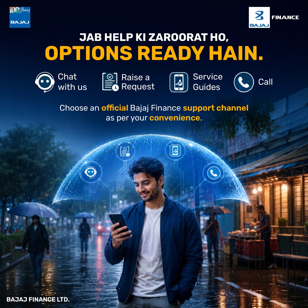 Bajaj_Finance's tweet photo. Bajaj Finance related queries? 💬

Reach out: Bajaj Finance Customer Care Service | Reach Us for Support

#BajajFinance #BajajFinanceCustomerAwareness #RaiseARequest #CustomerCare #LoanSupport #OfficialChannels https://t.co/GjJjc41pnh