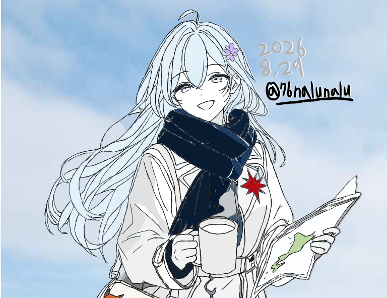 76nalunalu's tweet photo. 長い間悩んで丁寧に描いた作品なので、少し時間がかかりました！ 事前に用意したイラストもまだたくさんありますので、ぜひご期待ください！ #76なるナル #Hokkaido #擬人化 https://t.co/jIDu9mOFs4