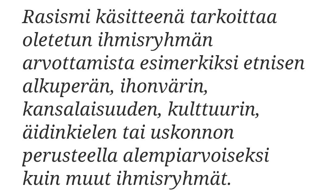 pelinhenki's tweet photo. @MikkoVuorenpaa Ei ole. Suomen lakejakin saa kritisoida ja muuttaa ilman rasistiksi, fasistiksi tai misogyyniksi leimautumista. https://t.co/EdluIpBmqH