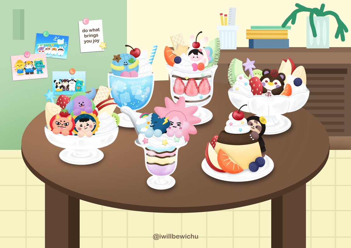 iwillbewichu's tweet photo. รับเมนูอะไรดีคับลูกค้า 🍮🍈🍒🥄

#GUINZLY #ANY #AVOCEAN #TOMAFOX #JUMMO #MRSATURNWORLD #NEONA #SMYLE #SAMRUAY https://t.co/FPqxzksyLd