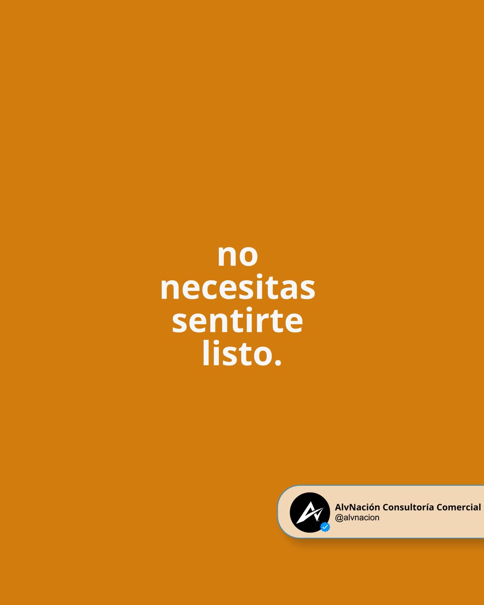 AlvNacion's tweet photo. ¿Sigues esperando sentirte listo para empezar? Esa espera retrasa tus resultados. Avanzar y mejorar en el camino siempre funciona mejor. 

Escríbenos https://t.co/srS6a4jGWm

#alvnación #emprendimiento #estrategia #crecimiento https://t.co/owRxhlMTOR