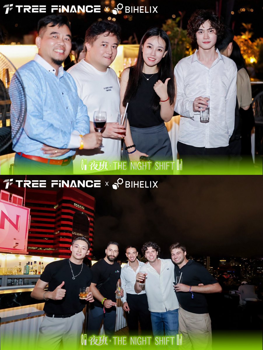 TreeNewsCN's tweet photo. 大树财经 @TreeFinanceCN x Bihelix @BiHelix_ 联合主办🌙 夜班·THE NIGHT SHIFT 圆满收官！
感谢战略合作伙伴：MCU616 @MCU_RGB 、Super BazaarX @SuperBazaarX、BFL @BFL_APP
感谢每一位到场的 "夜班同事"—— 你们的存在本身，就是熊市最好的答案。
灯熄人未散，夜班未完待续。 下一站，我们牛市见。
#大树财经 #Bihelix #夜班 #BitcoinAsia #HongKong #Web3
