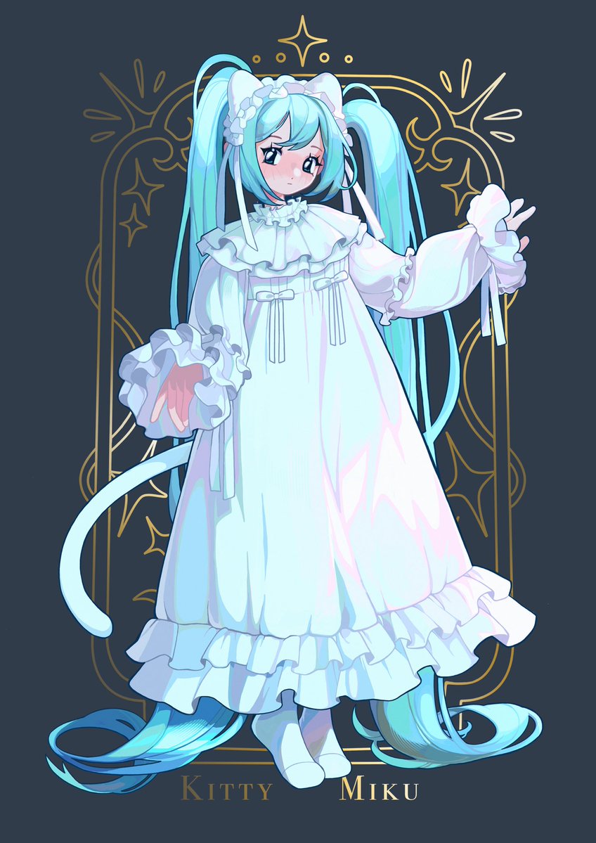 Lanajay_art's tweet photo. I finally finished her !! ✨✨kitty lolita miku https://t.co/BOxtisUUpT