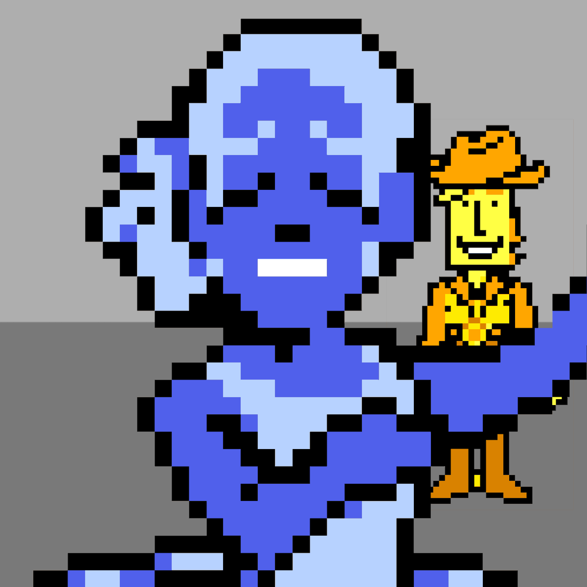 ScarfyKuhaku's tweet photo. I will never stop making sprite comics
Blue should meow I asked tricky tony

#Deltarune #Blue #Yellow #Flowery #Blellow https://t.co/vFKhfRMo61
