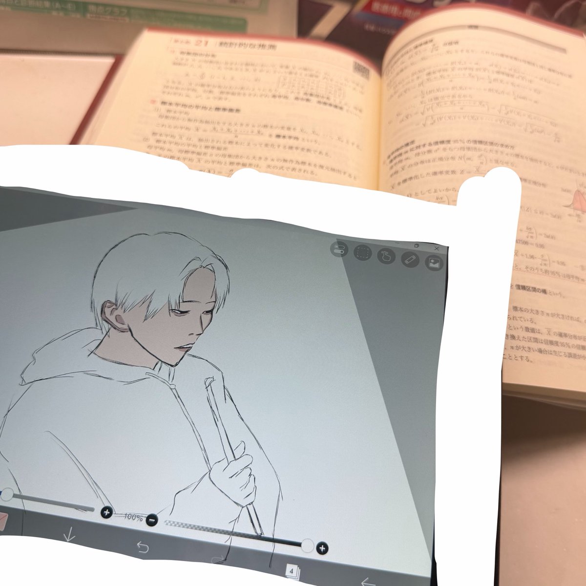 hvrclr's tweet photo. 学校のタブレットで1時間アイビス使えること知って勉強の間に描いてたんだけど、めっちゃ描きやすくて感動してる😭😭😭(でも1日1時間しか使えない)⬅️ https://t.co/VwIsqFU6Lt