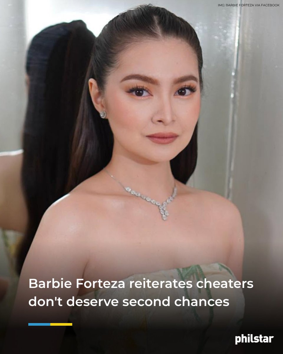 PhilstarNews's tweet photo. AGREE KA BA KAY BARBIE?

Actress Barbie Forteza doubled down on her belief that individuals who cheat on their significant others shouldn't get another chance to redeem themselves.

Read: https://t.co/oBEa5TFDjh https://t.co/BHKN9x3uKz