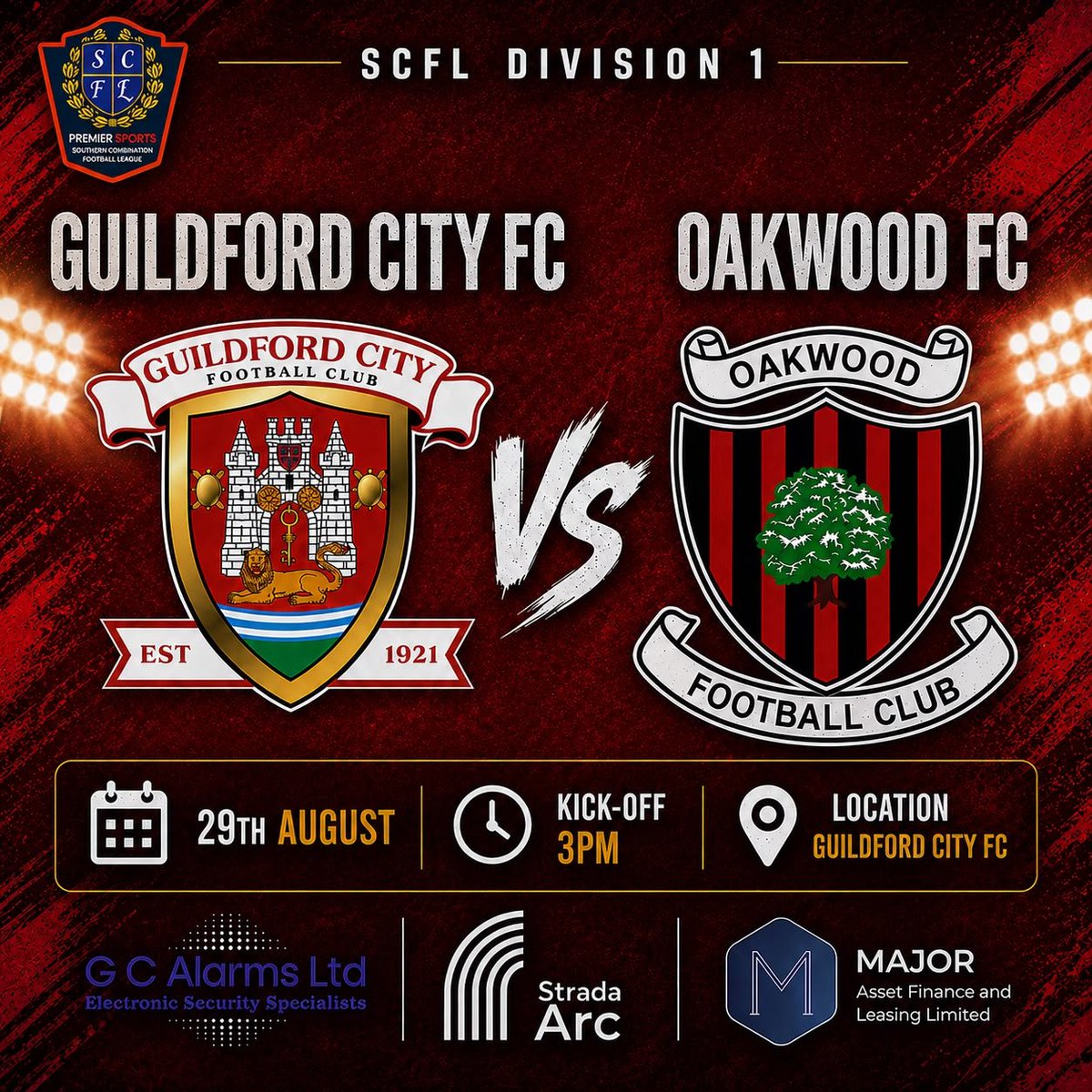 OakwoodFC's tweet photo. GAME DAY 🔴⚫ https://t.co/2lcRbLSP6m
