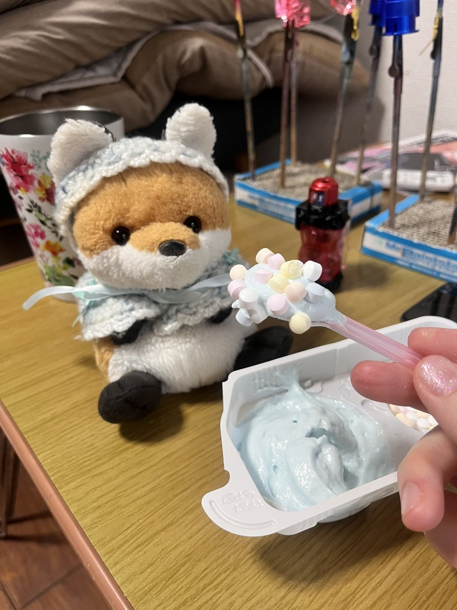 sippomofmof's tweet photo. ぽてちゃん、ねるねる食べる? https://t.co/qZKPgS6O9w